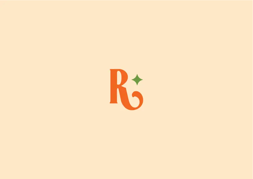 Robinhops "R" symbol light background